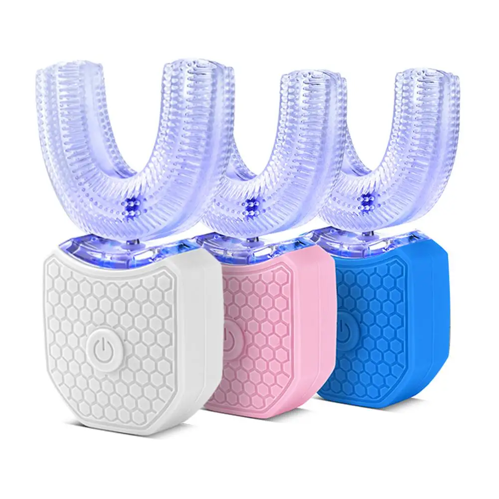 

Blue Light Whitening Teeth Intelligent Electric Toothbrush 3 Grade Automatic Waterproof Tooth Beautifier Quick Delivery