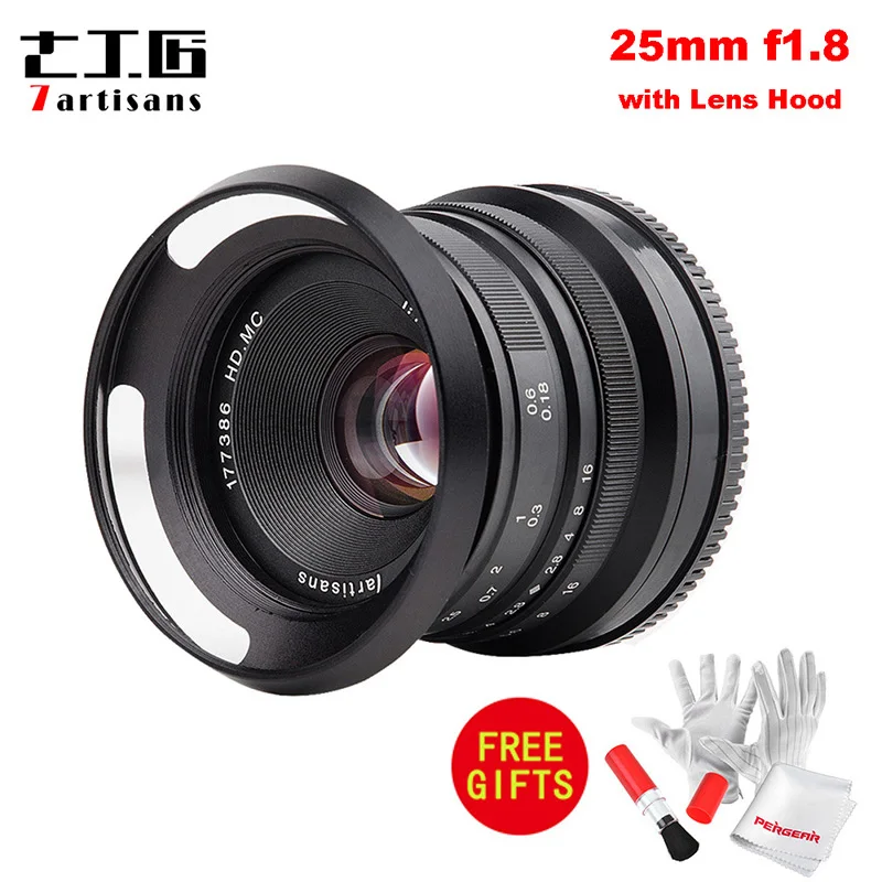 46mm Lens Hood for Leica M Pixco 25mm F1.8 HD.MCManual Focus Lens for Micro Four Thirds M4//3 Mount Cameras