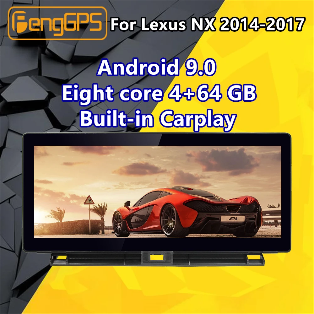 Автомобильный мультимедийный плеер для Lexus NX 200t 300h nx200T 2014 2017 Android 9 аудио радио