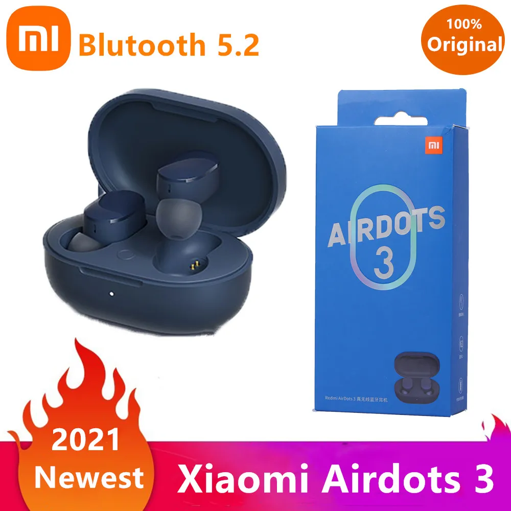 2021 Xiaomi Redmi AirDots 3 беспроводные BT 5 2 Быстрая зарядка наушники стерео бас с