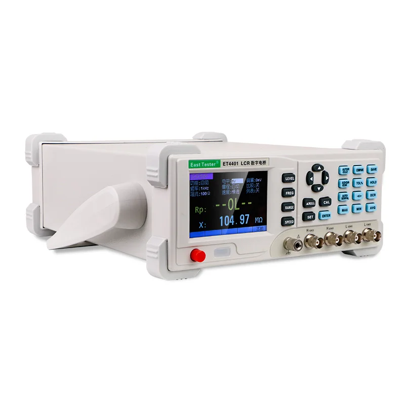 ET4401 Desktop Digitale Brücke Kapazität Widerstand Impedanz Induktivität Meter Messen L CR Brücke L CR Meter