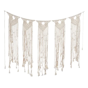 

3m Macrame Woven Wall Hanging Tapestry Boho Chic Bohemian Room Art Beautiful Apartment Dorm Room Decoration Wedding Supplies