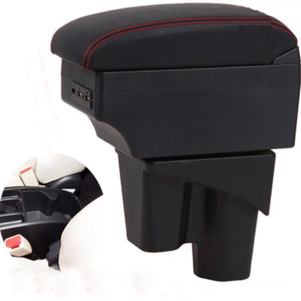 For Honda City Armrest Box Arm Elbow Rest Car Center Console Storage