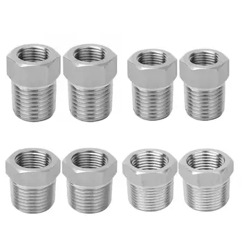 

2PCS BSP Thread Female Male Adapter Pipe Fitting Reducer Pneumatic Pressure Gauge Water Pipe Joint