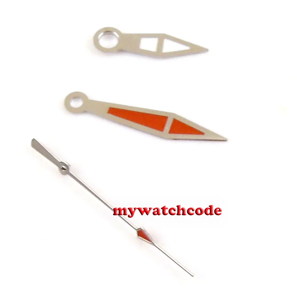 Orange Argento Lancette Dell'Orologio Per Miyota 8205 8215 821A Mingzhu 2813 Movimento