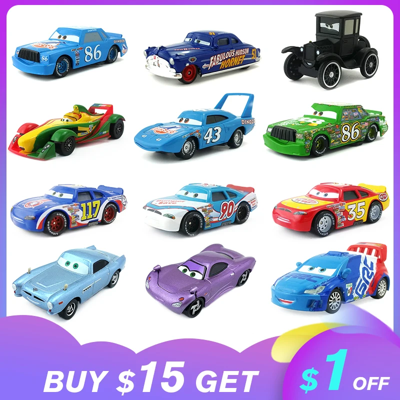 Disney Pixar машина 3 Lightning McQueen Lizzie гоночная семья Джексон шторм mcракета Рамирез 1:55