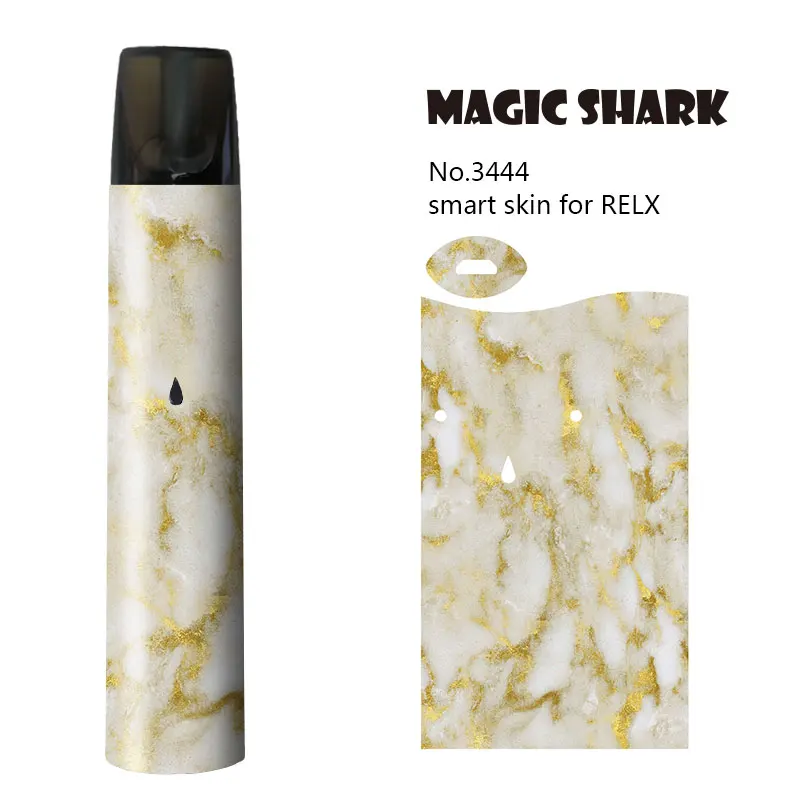 Магическая Акула 2.5D стерео Dragon Ball живопись доллар камень печати Leopard Leaf Vape комплект Pod стикер пленка чехол для Relx