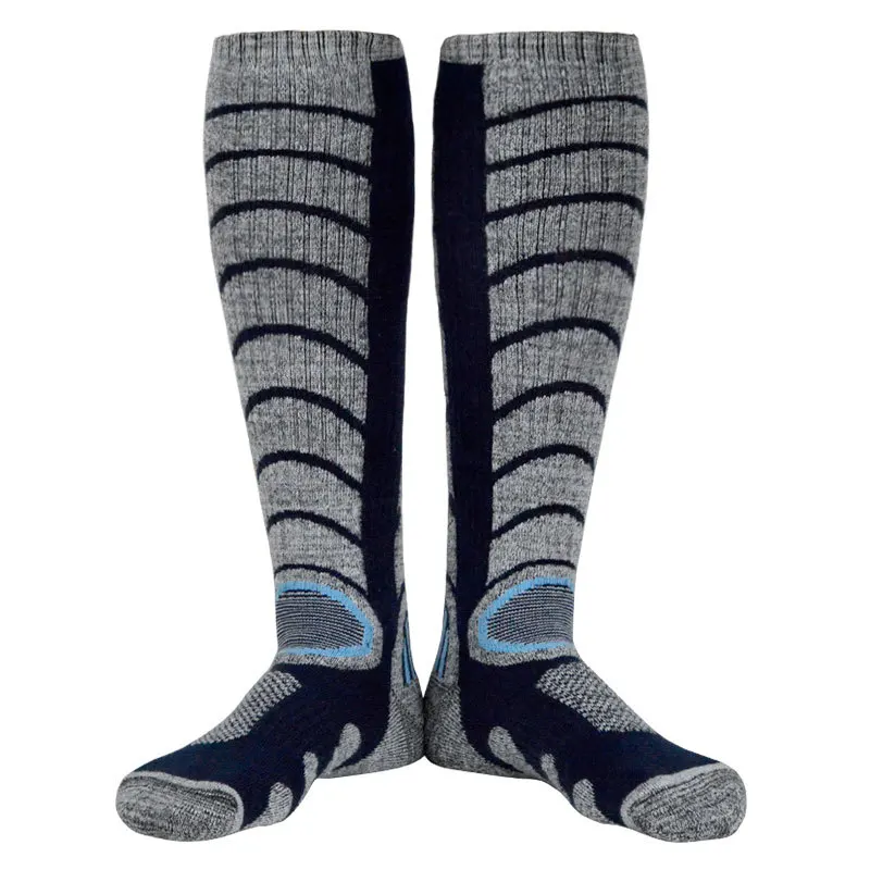 Brothock Unisex Skiing Stockings Sport Socks Outdoor Keep Warmer Thicker Wool Hiking Snow Socks Autumn and Winter Quick Drying