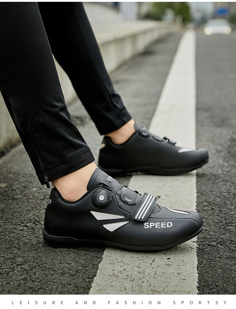 Road Cycling Shoes Sapatilha Ciclismo Bike Men Non-Locking Racing Breathable Ultralight Professional Bicycle Sneakers Women