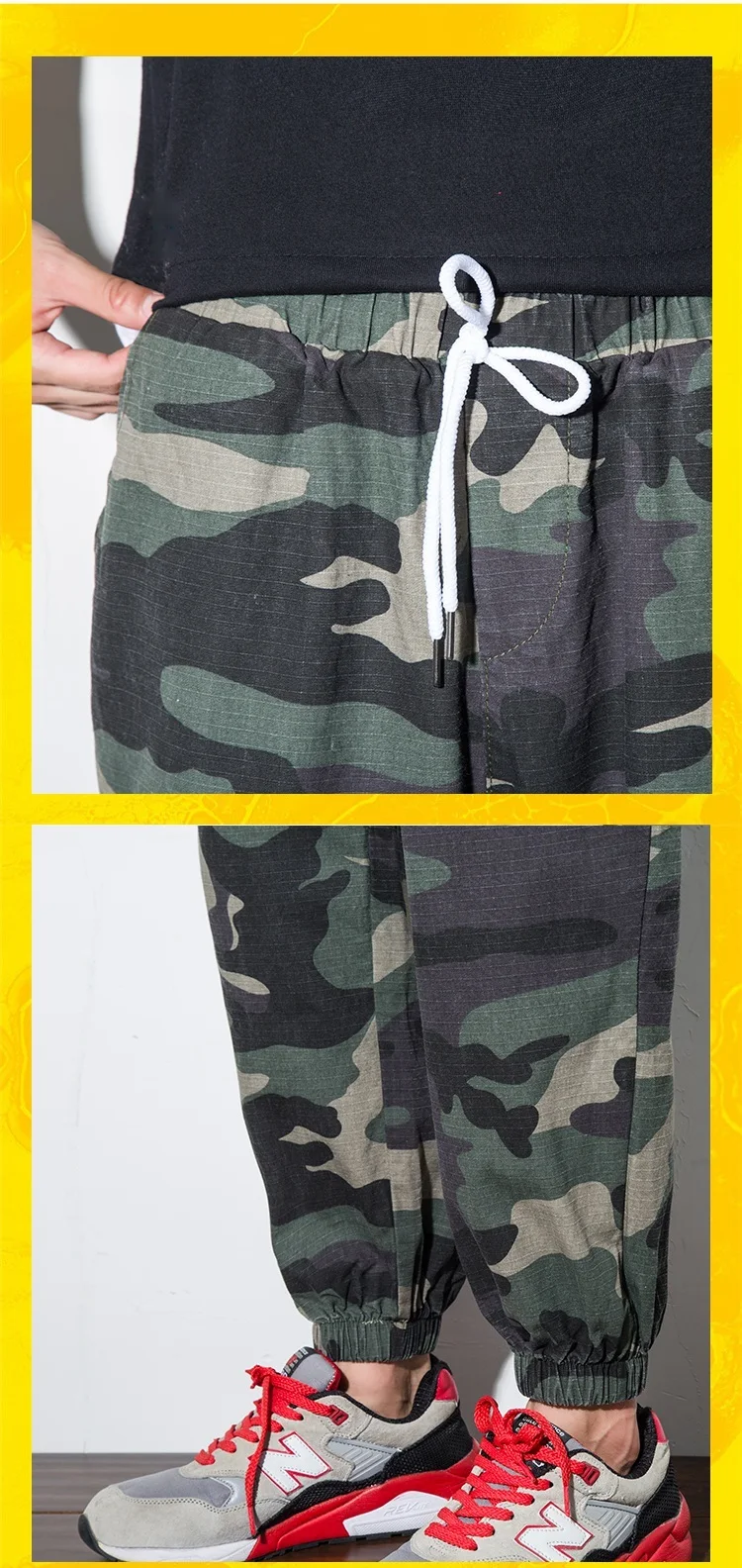 Zongke Camo Мужские штаны для бега брюки Мужские штаны уличная тренировочные штаны-шаровары штаны, мужские брюки 5XL хип хоп Осень новинка