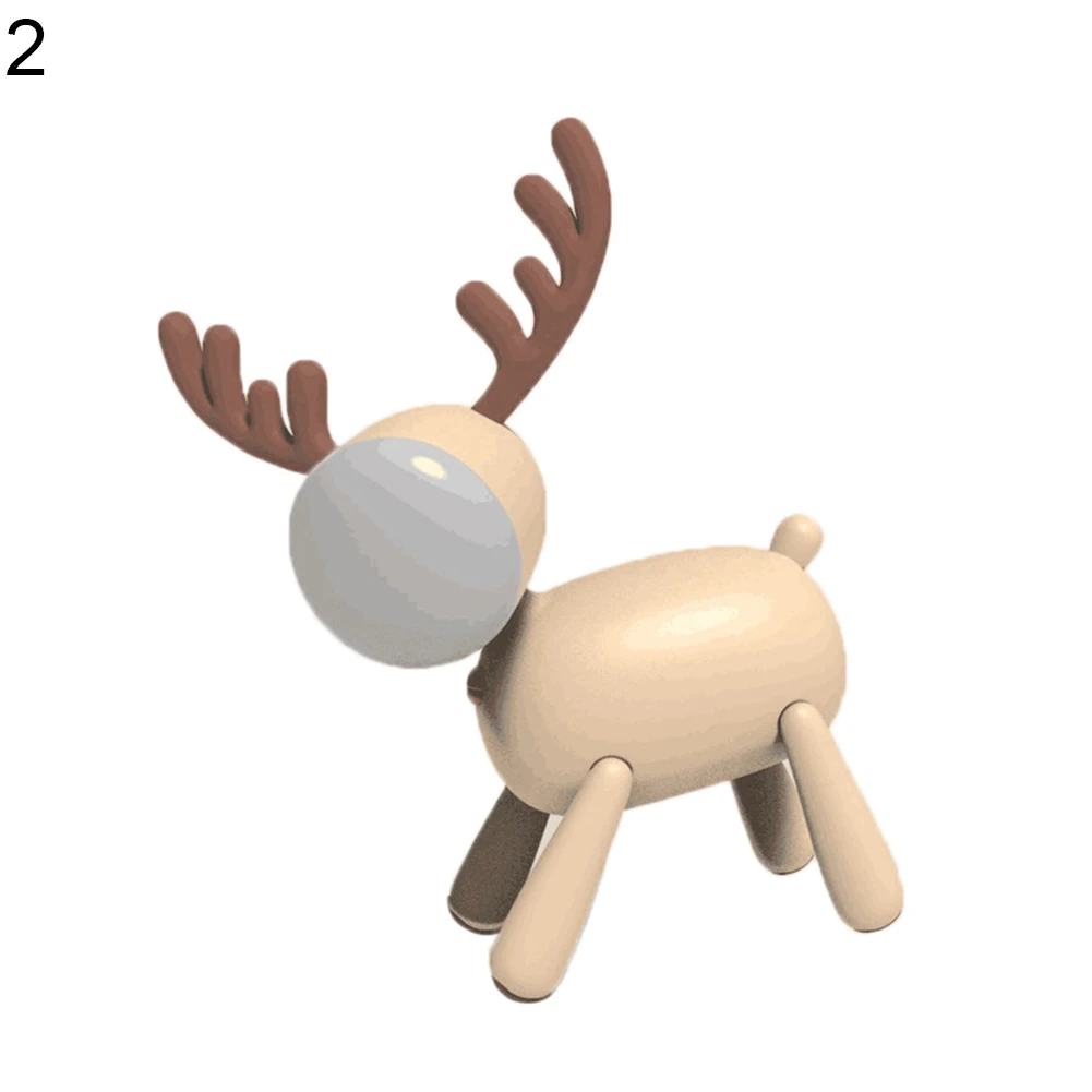 home depot dinosaur light Elk Deer Rotary Night Light Tail Adjustable Timing USB Lamp Kids Bedroom Decor Desktop decoration decorative night lights