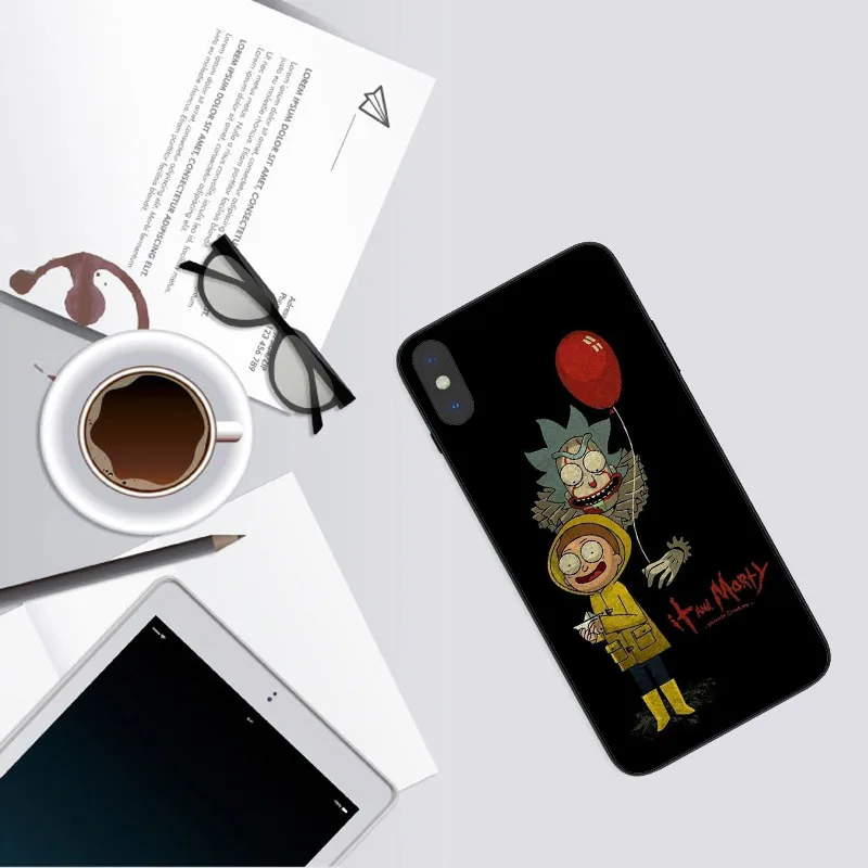 Рик и Морти Мягкий ТПУ силиконовый чехол для телефона чехол для iPhone 11 Pro MAX SE 5 5S 6 6splus 7 8Plus MAX XR XS X10