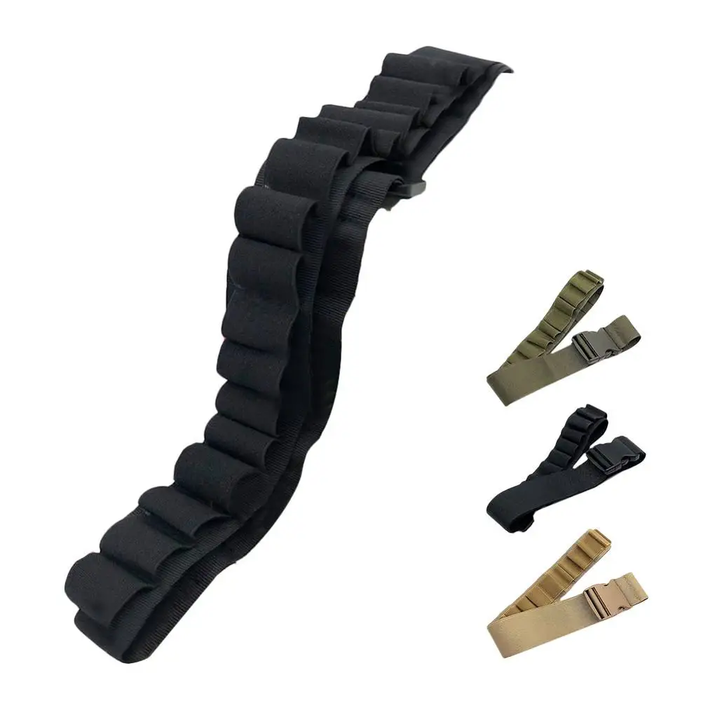 Shot Gun Shell Cartridge Ammo Belt 29-Slot Shotgun Hunting 12 Gauge