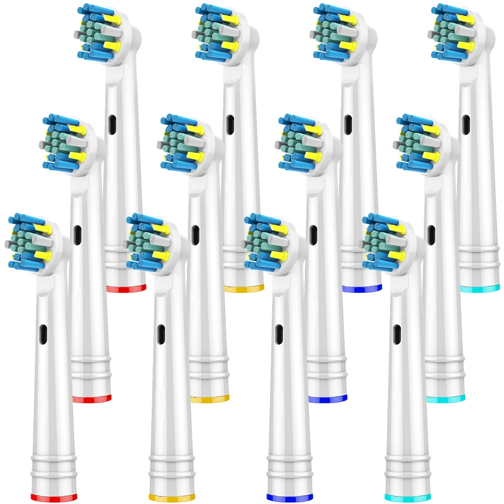 

12PCS Toothbrush Heads for Oral B Floss Function Toothbrush Head Oral B Braun Brush Head Compatible with Oral B Braun Brush