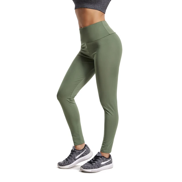 PSGS Length Leggings Women Bare Squat Proof Workout Training Yoga Pants  Tights (Color : Sage Green, Size : 4) : : Clothing, Shoes &  Accessories