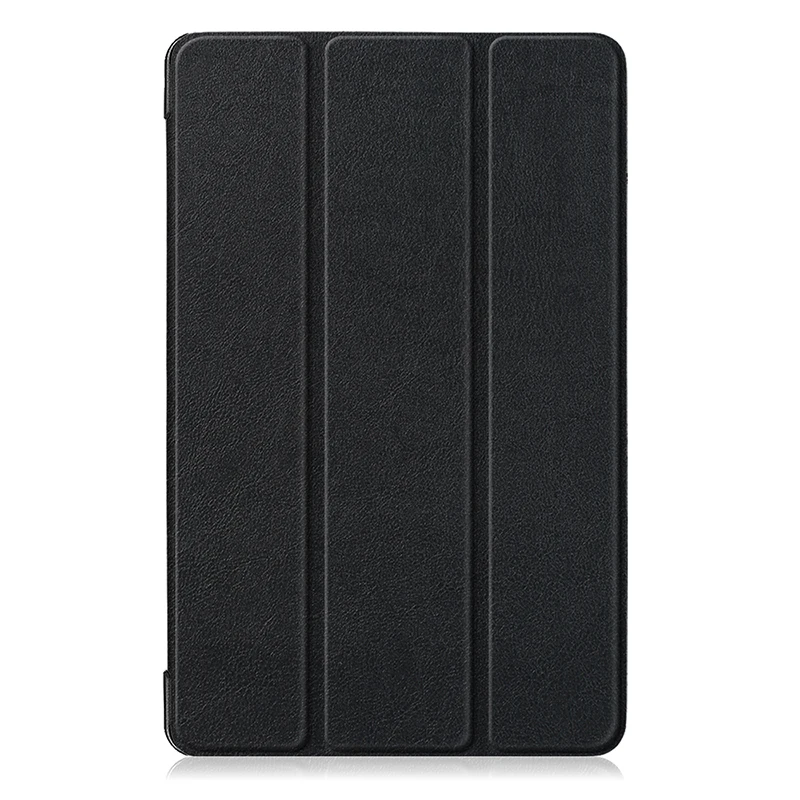 Black Чехол для samsung Galaxy Tab A 10,1 SM-T510 SM-T515 T510 T515 ультра тонкий кожаный магнитный чехол с подставкой+ подарок - Цвет: Black