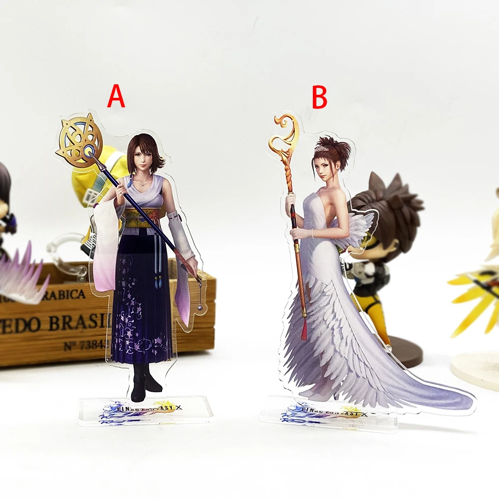 F Fantasy Vestido De Boda Ff10 X 10 Yuna Hm Figura Acrilica Con Soporte Modelo Soporte De Placa Decoracion Para Tartas Anime Japones Figuras De Accion Aliexpress