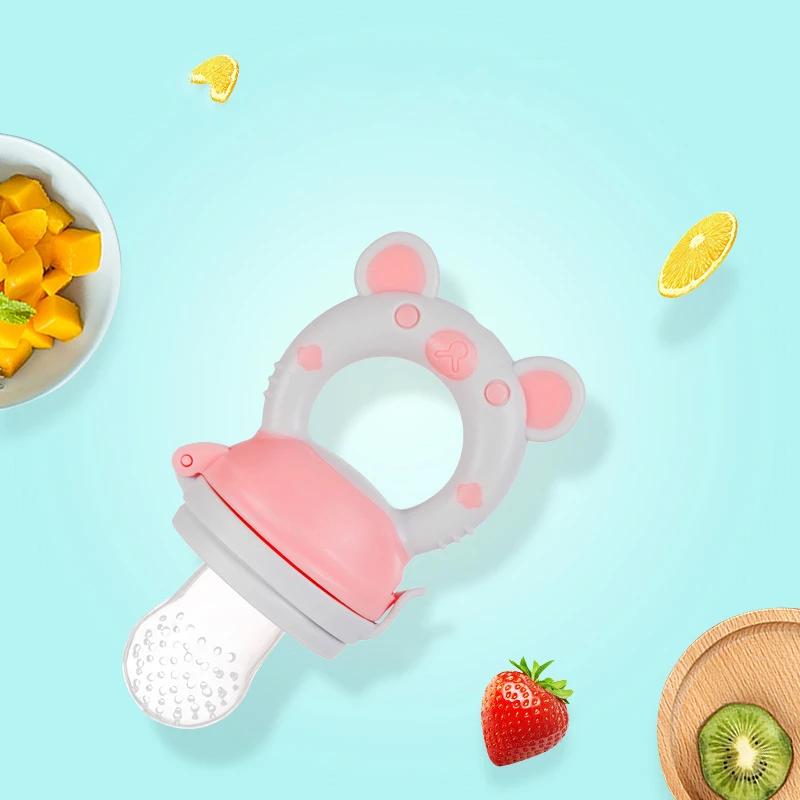

Safe Silicone Baby Pacifier Cartoon Animal Infant Nipple Holder Newborn Fruit Pacifier Silicona Nipple BPA Free Wholesale