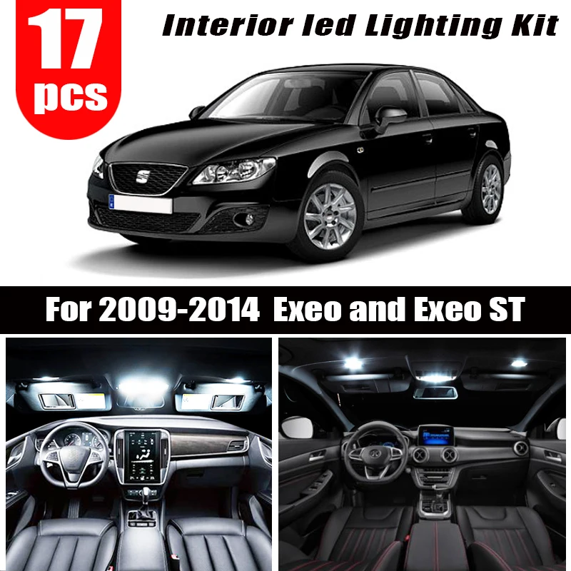 17 шт. светодиодный светильник для багажника + внутренние купольные огни полный