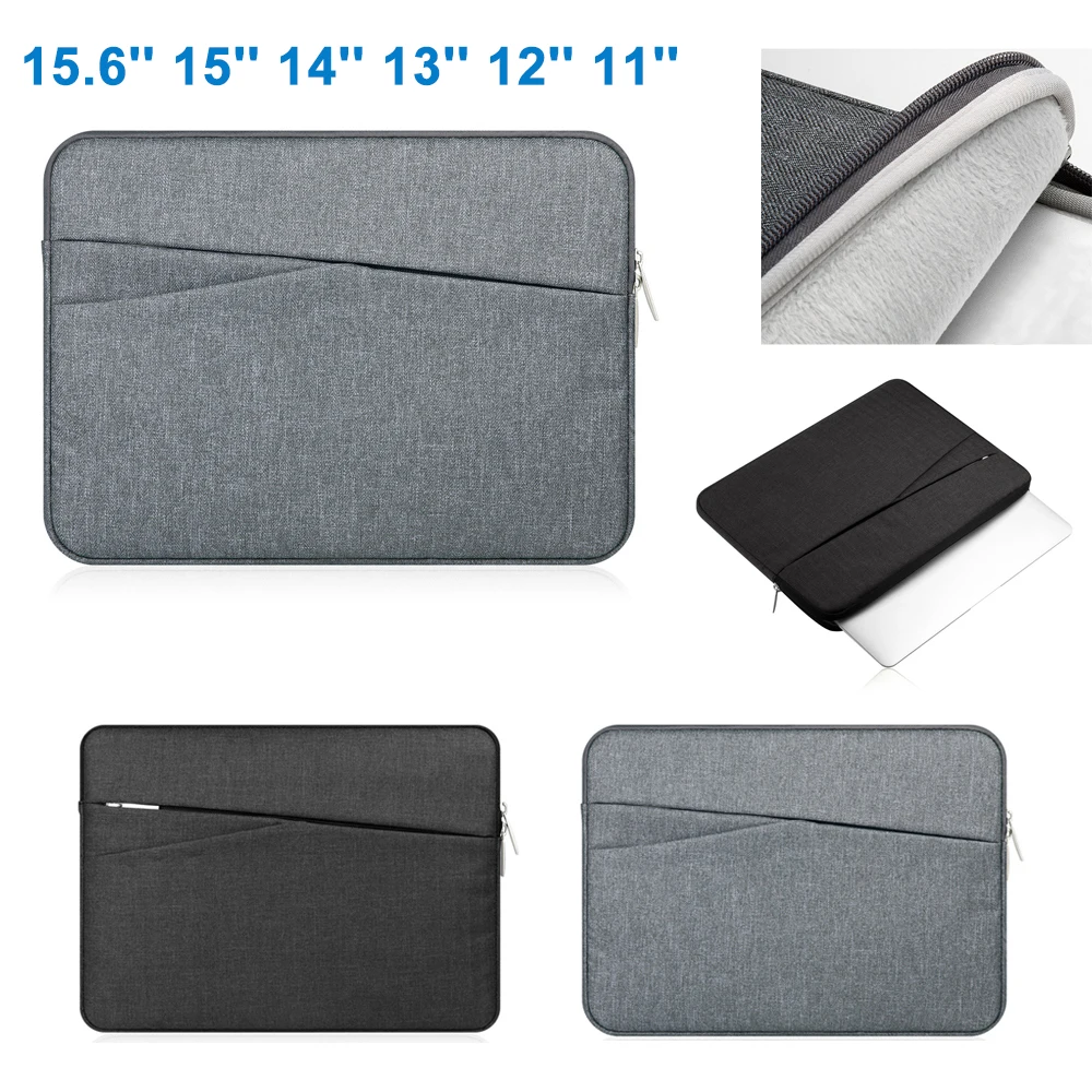 Laptop Bag For Macbook Air Pro 15.6 15 14 13 12 11 Inch Universal Nylon Laptop Bag Protective Dustproof Laptop Sleeve For Xiaomi Laptop Bag For Macbook Air Pro 15.6 15 14 13 12 11 Inch Universal Nylon Laptop Bag Protective Dustproof Laptop Sleeve For Xiaomi