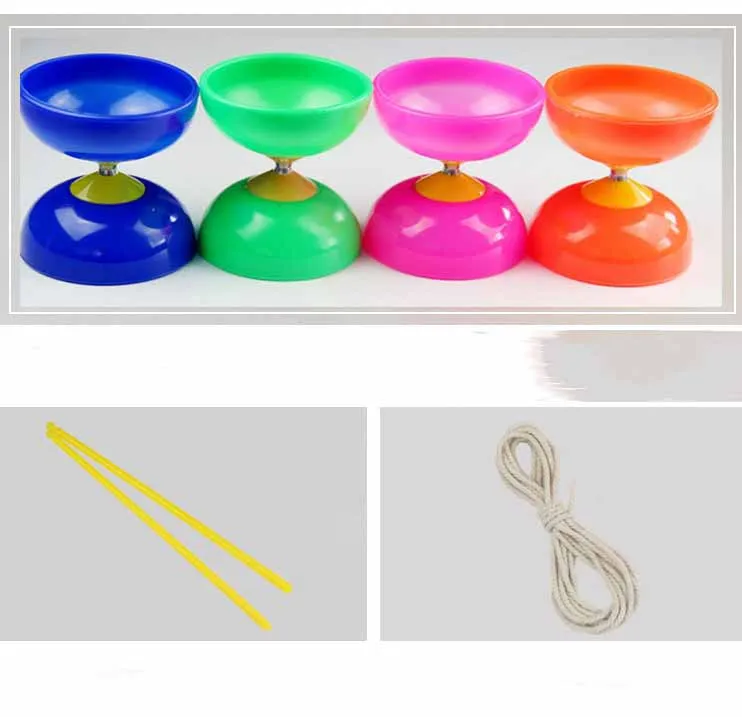 Подшипник Сцепления Diabolo Набор металлические палочки струнная сумка игрушки для детей взрослых пожилых людей для детей внутри или на открытом воздухе игры F