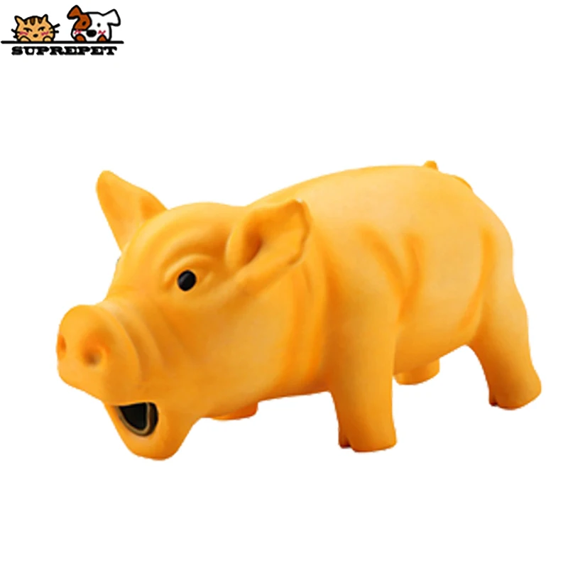 SUPREPET игрушки для домашних животных милая резиновая свинка игрушки для собак Домашние животные сильные хрюки пищащая игрушка собака щенок игрушки жевательные игрушки для питомцев товары для домашних животных peluche