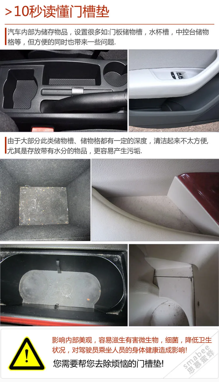 Factory Direct Selling Skoda 18-Octavia Gate Slot Pad Interior Trim Car Refit Armrest Storage Box Pad Slip Mat