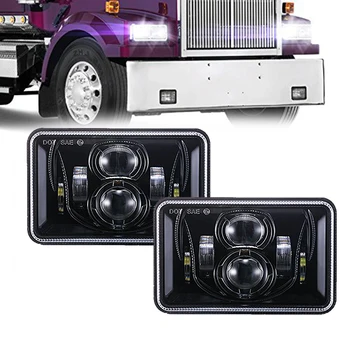 

110W 5x7 Led Headlights 7x6 Led Sealed Beam Headlamp with High Low Beam H6054 6054 Led Headlight for Jeep Wrangler YJ Cherokee X