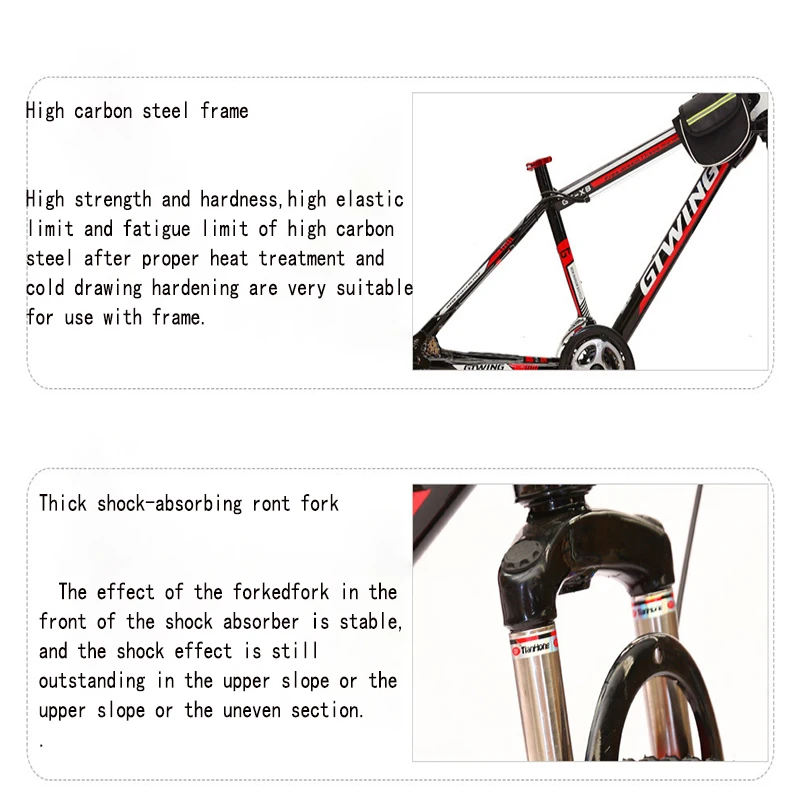 26 inch 24/27 Speed Mountain Bike highway bicycle Free Delivery dfront and rear shock student Oversized Bicycle Bikes