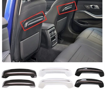 

2pcs Rear Seat Panel Back trim decoration Interior Auto accessories For BMW 3 series 2020