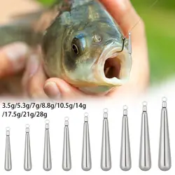 New Tungsten Sinker 35g-28g Fishing Weights Sinkers For Fishing Hook Connector Fall Line Sinkers Tackle Accessories