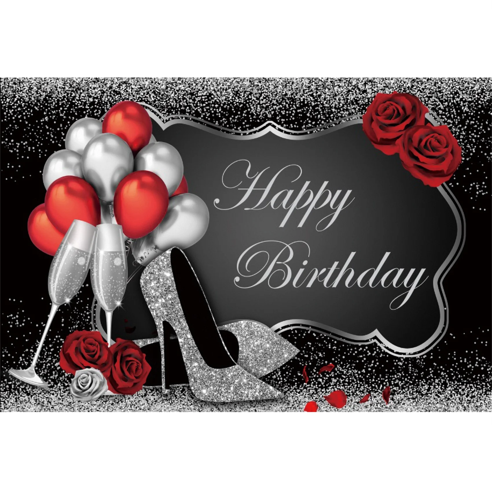 Buy Happy Birthday Girl High Heels Edible 2D Fondant Birthday Cake/cupcake  Topper D1401 Online in India - Etsy