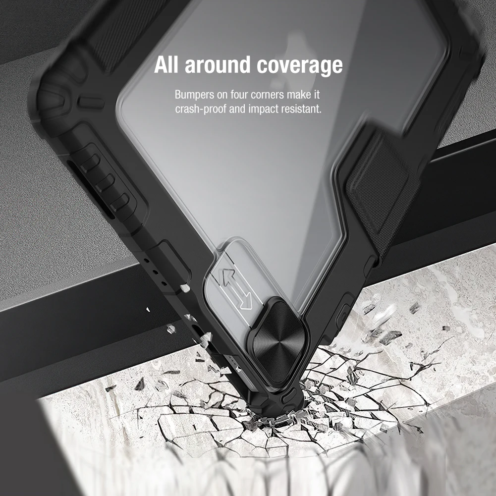 Nillkin-capa Traseira de Couro para Apple Ipad Estojo Para-choques Apple Ipad Pro 11 12.9 2023 2023 Air 10 10.9 Air 10.2 Mini 6 - Imagem 5