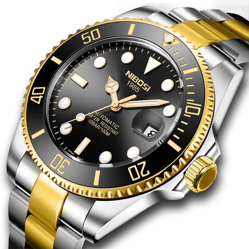 2021 Men's Mechanical Watches Top Brand Luxury Automatic Watch Men Waterproof Sport Mechanical Wristwatches Relogio Masculino 