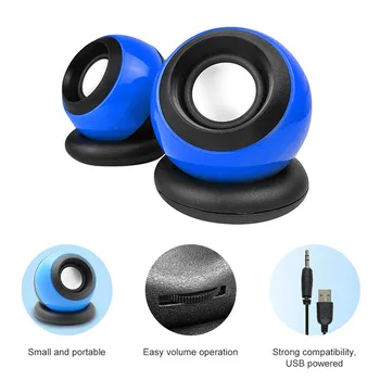 

D008 Fashion Portable USB Wired Speaker for Phone Laptop Computer Game media desktop notebook speaker home theater music speaker