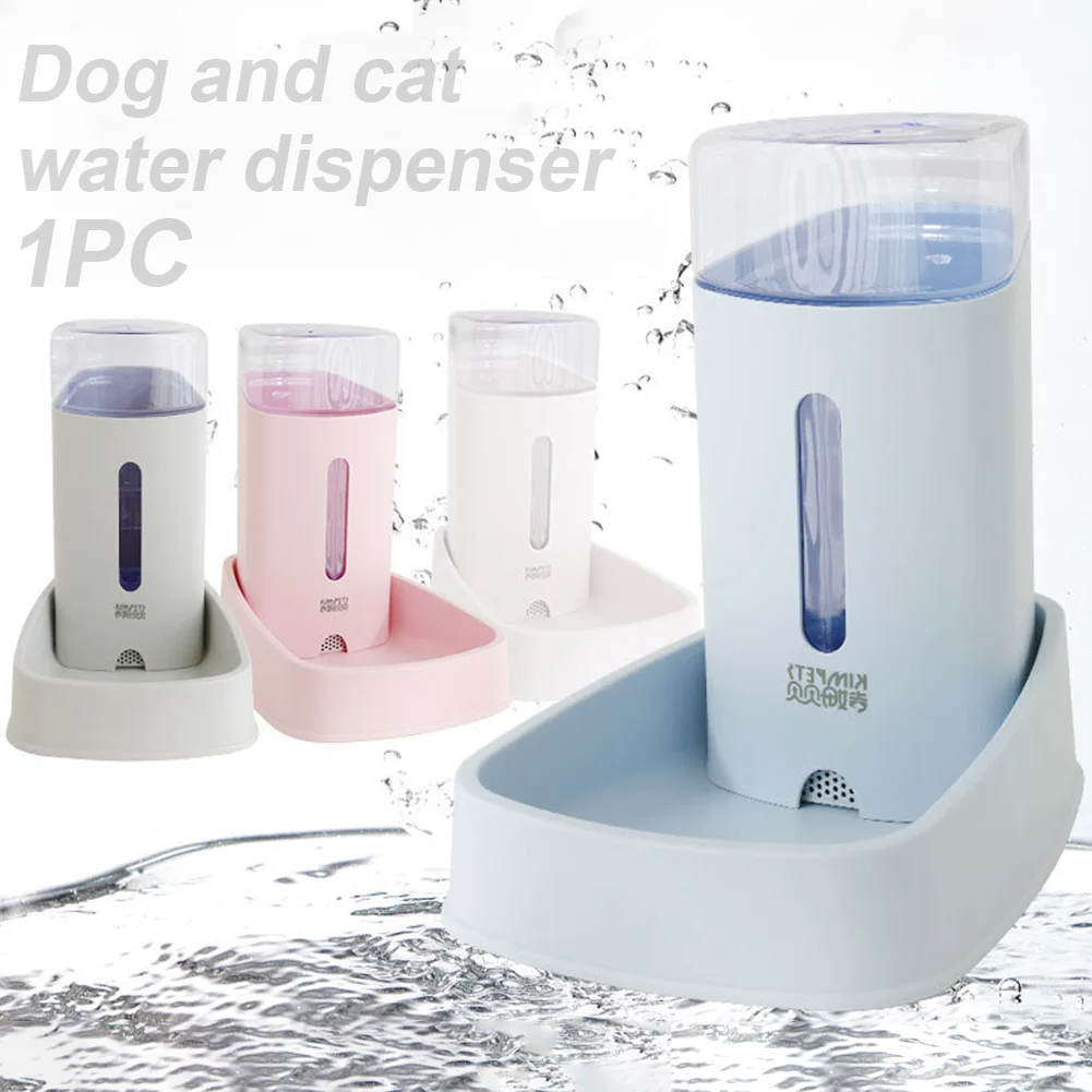 3.8L Plastic Large Capacity Pet Supplies Dog Cat Drinking Fountain Automatic Seat Small Pets Leakproof Home Multifunction