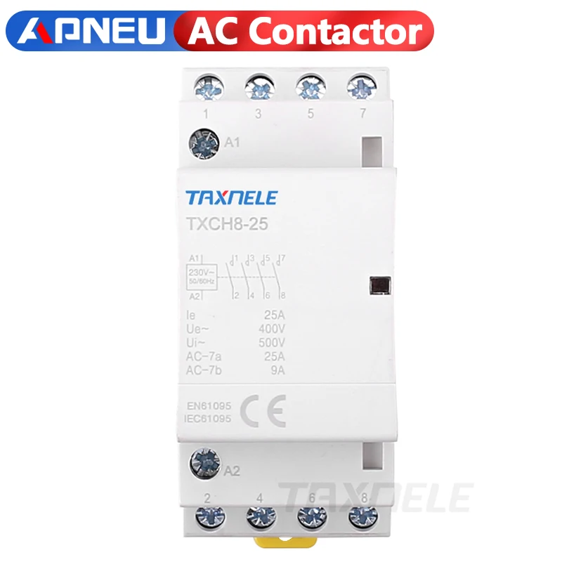 4P 16A 25A 2NC2NO 4NO 4NC 220V/230V 50/60HZ Din rail бытовой ac Контактор В соответствии с стандартом |