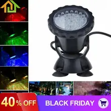 36 светодиодный RGB подводный Точечный светильник для воды, сада, пруда, аквариума, аквариума
