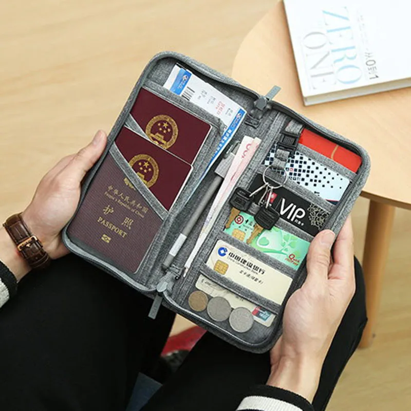 Дропшиппинг тренд путешествия пилот полёт ID Кредитная карта Документ Органайзер держатель паспорт кошелек сумка