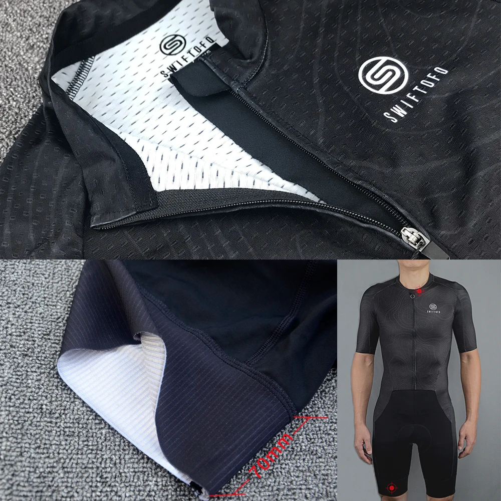 Swiftofo Pro Grade Cycling Skinsuit Bicycle Sports Triathlon Suit Cycling Clothing Tight Fiting Jersey Road Cycling Set 4