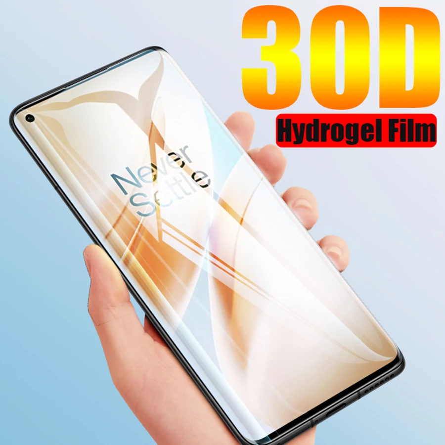 Гидрогелевая пленка 30D для OnePlus Nord(8 NORD) 7T 7 8 Pro 8T 6 6T 5 5T защитная TPU защита экрана не