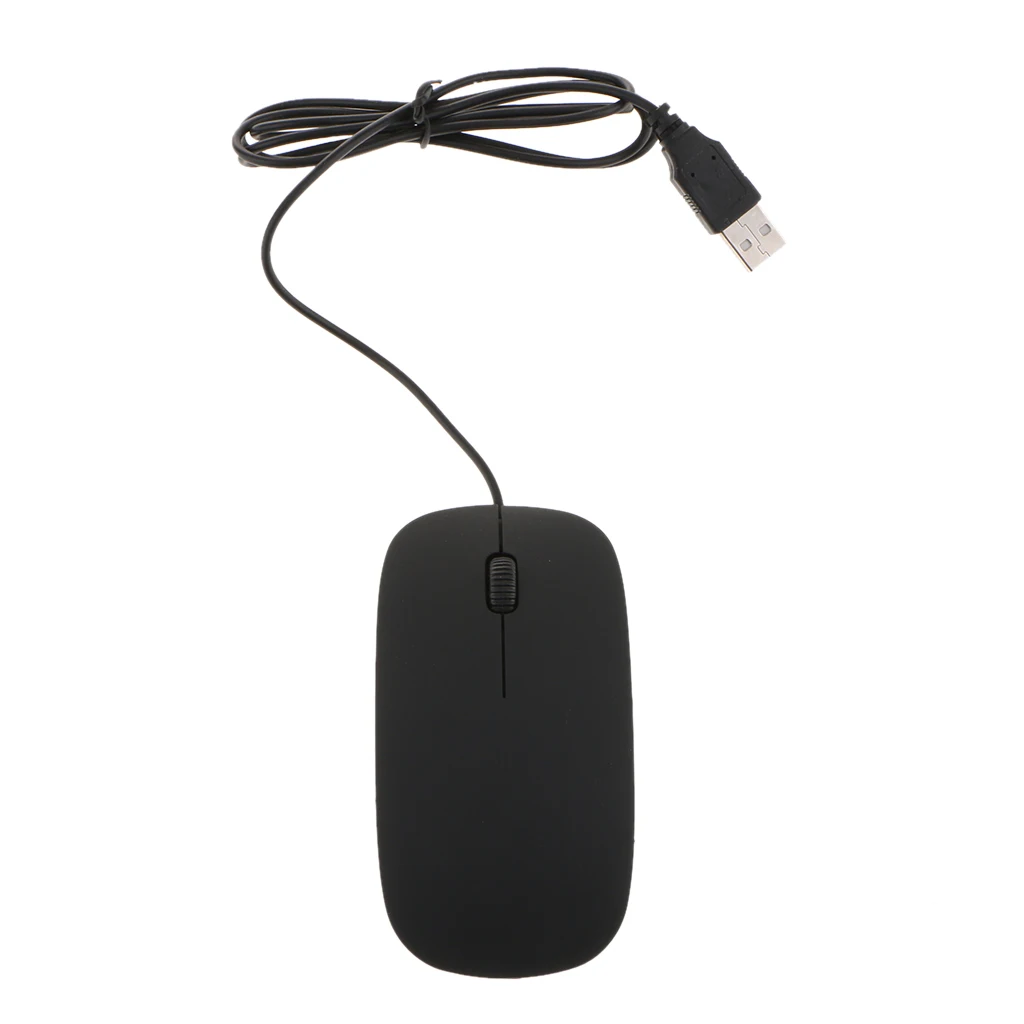 Ultra Slim Wired Optical Mouse 800 1000 1200 1600DPI Office Computer Mice for PC Laptop Desktop USB Wired Mouse PC 2019 New