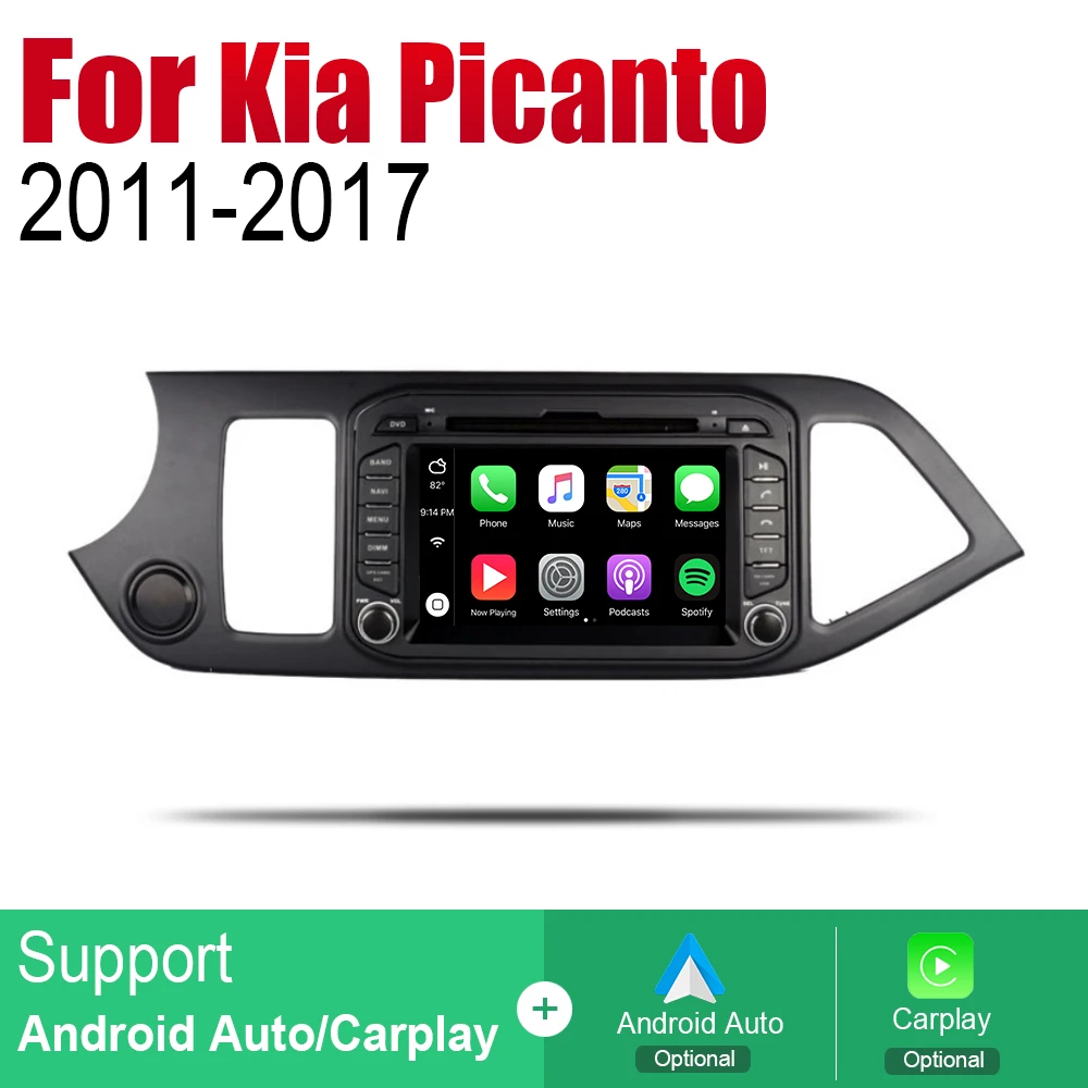 ZaiXi Android автомобильный DVD GPS навигатор для Kia Picanto Morning 2011 ~ 2017 проигрыватель