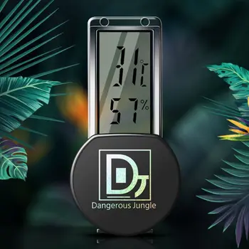 

Climbing Pet Thermometer Turtle Horn Lizard Reptile Breeding Box Hygrometer