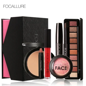 

FOCALLURE 7Pcs Daily Use Cosmetics Makeup Sets Make Up Cosmetics Gift Set Tool Kit Makeup Gift