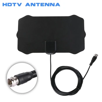 

Amplified HD Digital TV Antenna Long-Range Reception Indoor HDTV Antenna With Amplifier Support 4K 1080P VHF UHF TV Channels