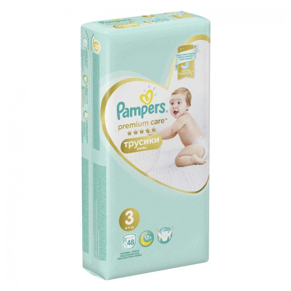 Трусики Pampers Premium Care Pants 3(6-11 кг) 48 шт