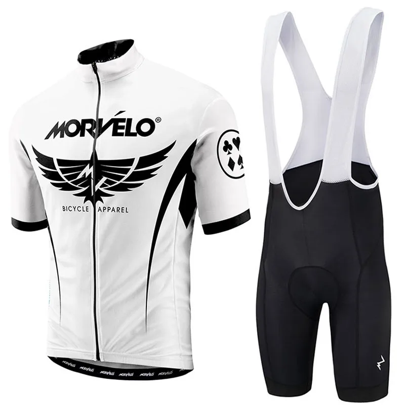 Morvelo Велоспорт Джерси Набор Pro Команда Лето Мужчины Велоспорт Набор гоночная одежда для велопрогулок, Дышащая MTB велосипедная одежда спортивная одежда