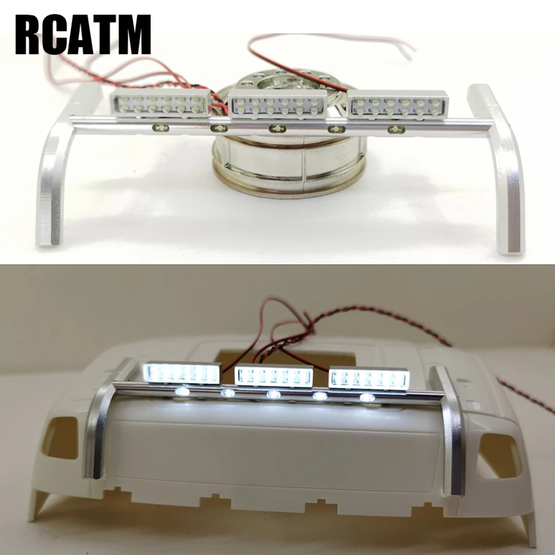 CNC алюминиевый сплав купольный светильник Точечный для 1/14 Tamiya RC грузовик