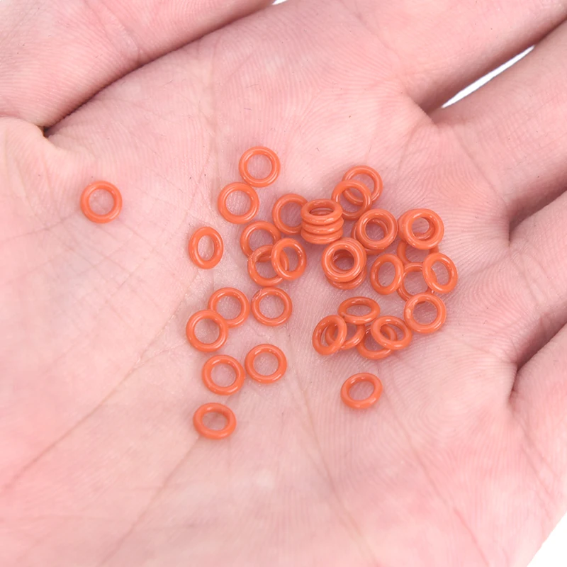 Arandelas de goma para puntas de flecha, accesorio de punta de flecha, 100 Uds.